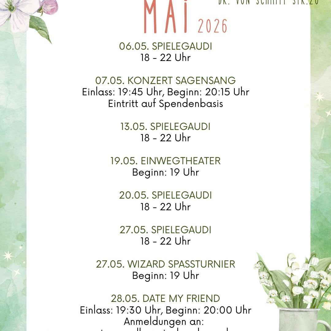 Monatsplan Mai 2026
