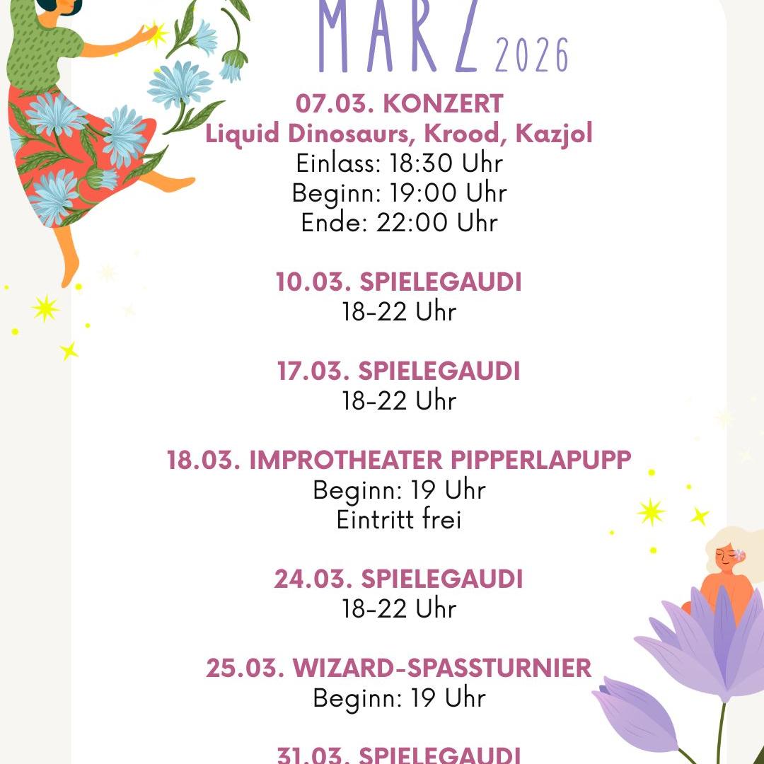 Monatsplan März 26 Insta