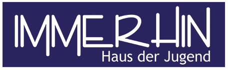 Logo des Immer hin - Haus der Jugend im Kopf der Homepage des Immer hins