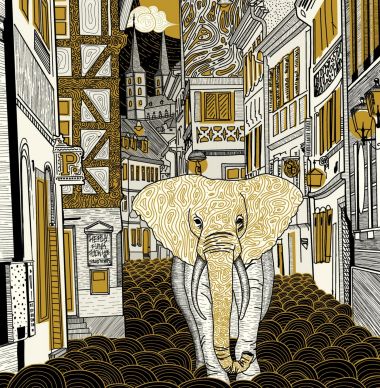 Konzertplakat von Slam Elephant